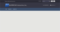 Desktop Screenshot of burrowindustries.com